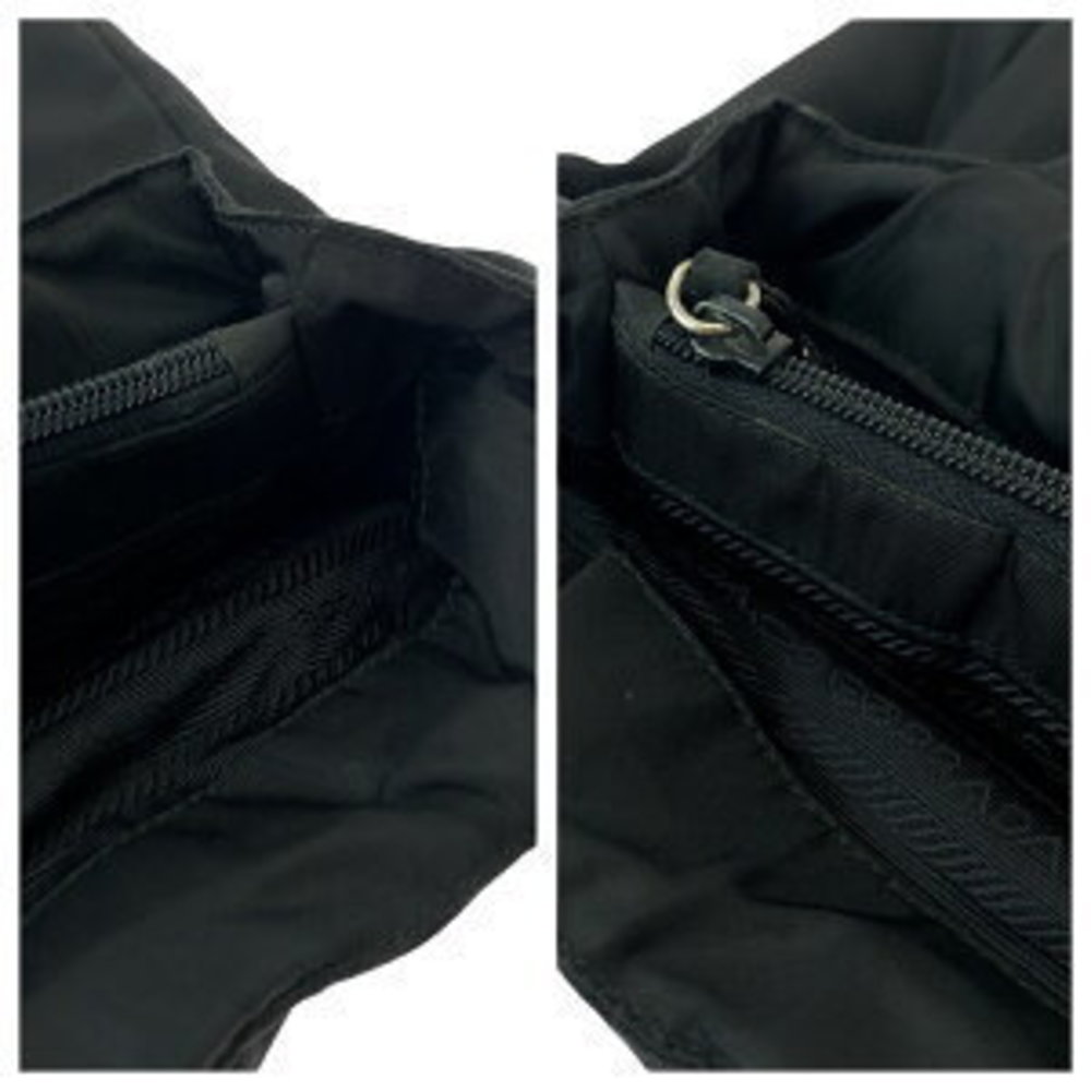 Prada Tessuto Shoulder Triangular Nylon Black Bag - image 5